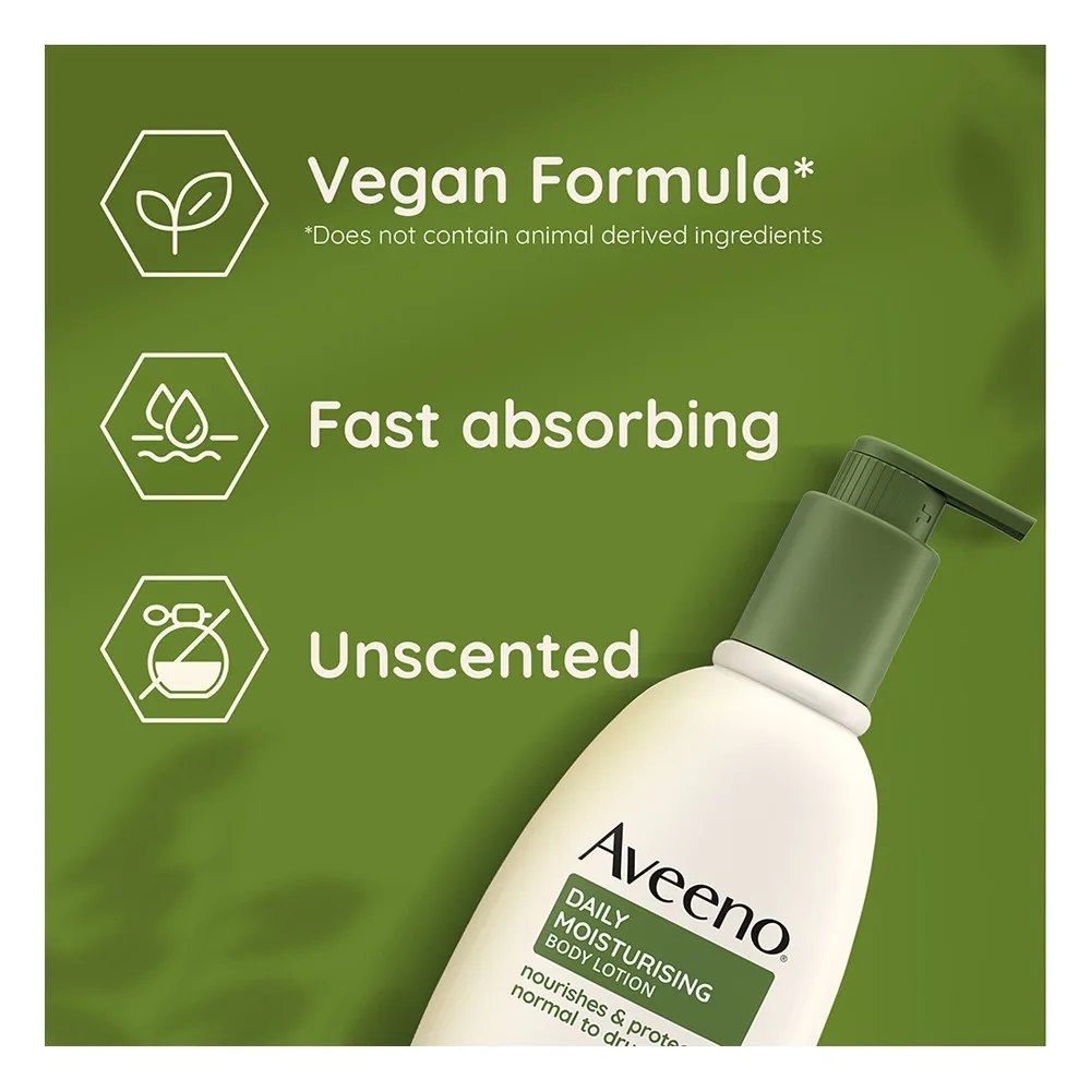 Premium everyday wear aveeno daily moisturising nourishes dry skin body lotion 300ml