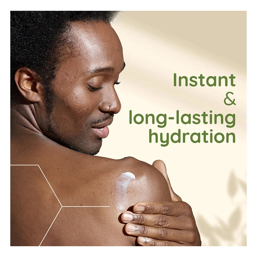 Side view of aveeno moisturising cream, with active colloidol oatmeal, for dry & sensitive skin, 500ml