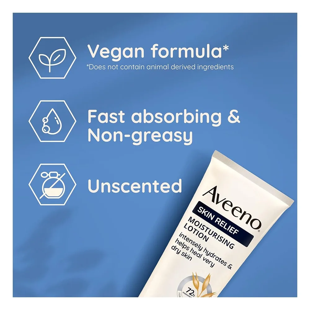 Premium everyday wear aveeno skin relief moisturising very dry hand cream, unscented, 75ml