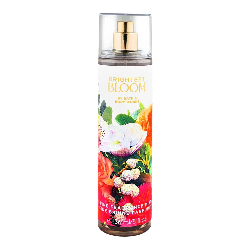 Bath & Body Works Brightest Bloom Fine Fragrance Mist, For Women, 236ml