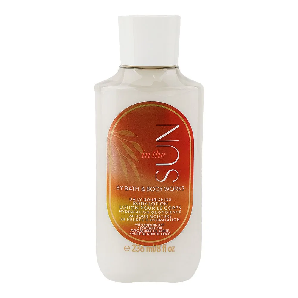 Bath & Body Works In The Sun 24 Hour Moisture Daily Nourishing Body Lotion, Shea Butter, 236ml