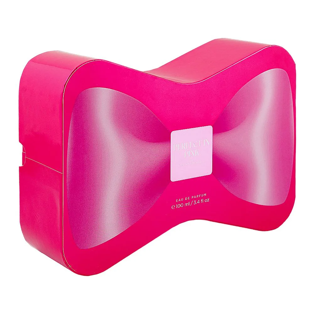 Side view of bath & body works perfect in pink, eau de parfum, for women, 100ml