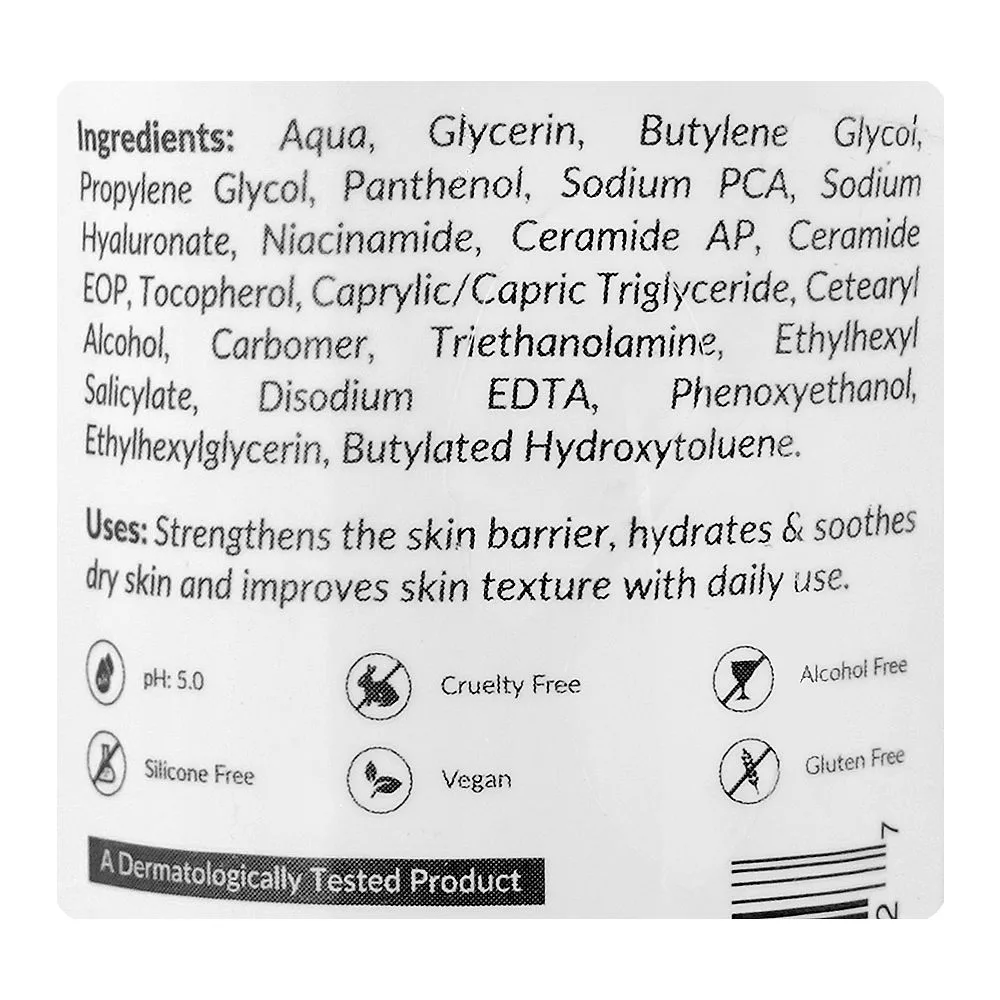 Comfortable casual beautenic advanced barrier repair moisturizer, niacinamide, hyaluronic acid, for dry & sensitive skin, 50ml