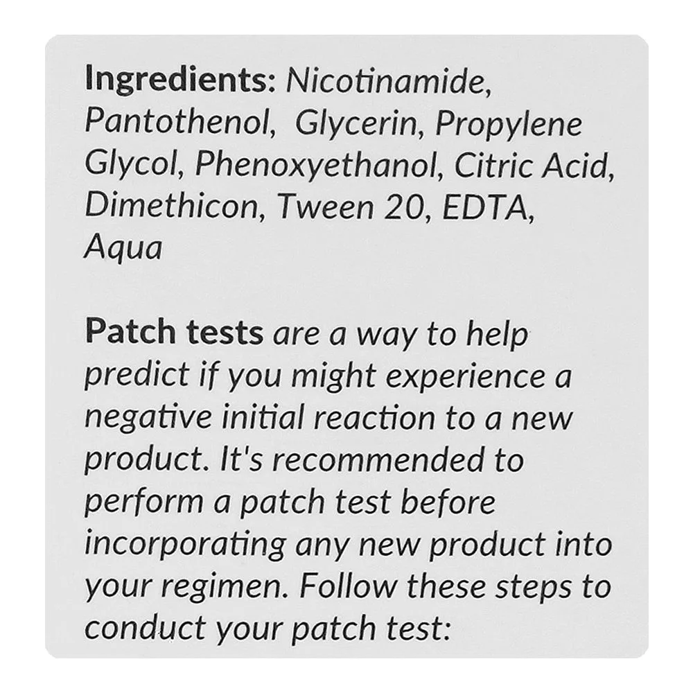 Close-up design of beautenic niacinamide 10% pore minimizing toner, alcohol, silicone & gluten free, glycerin, for combination skin, 100ml