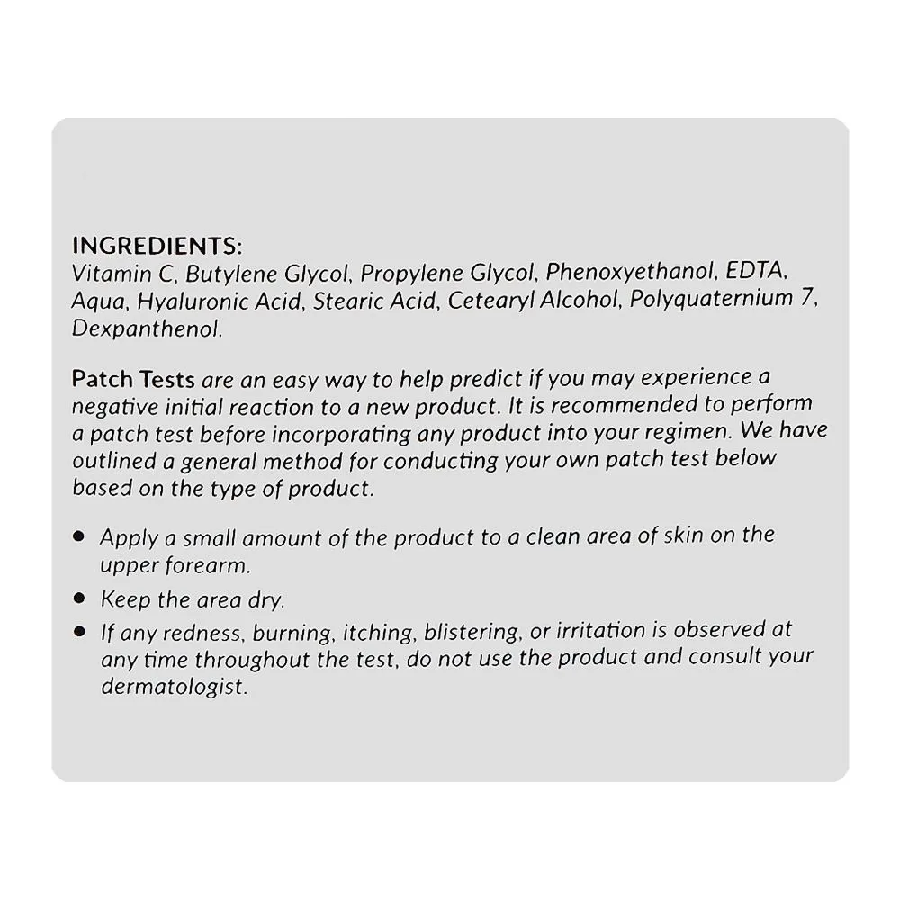 Side view of beautenic vitamin c 15% intense pro glowing booster moisturizing gel, alcohol & gluten free, vitamin c, hyaluronic acid, for all types of skin, 50g