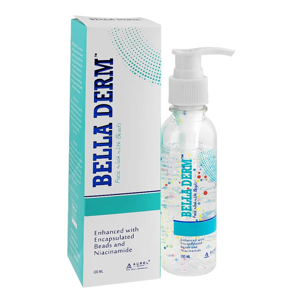 Bella Derm Face Wash, Control Blemishes & Oil, Unclog Pores, 100ml