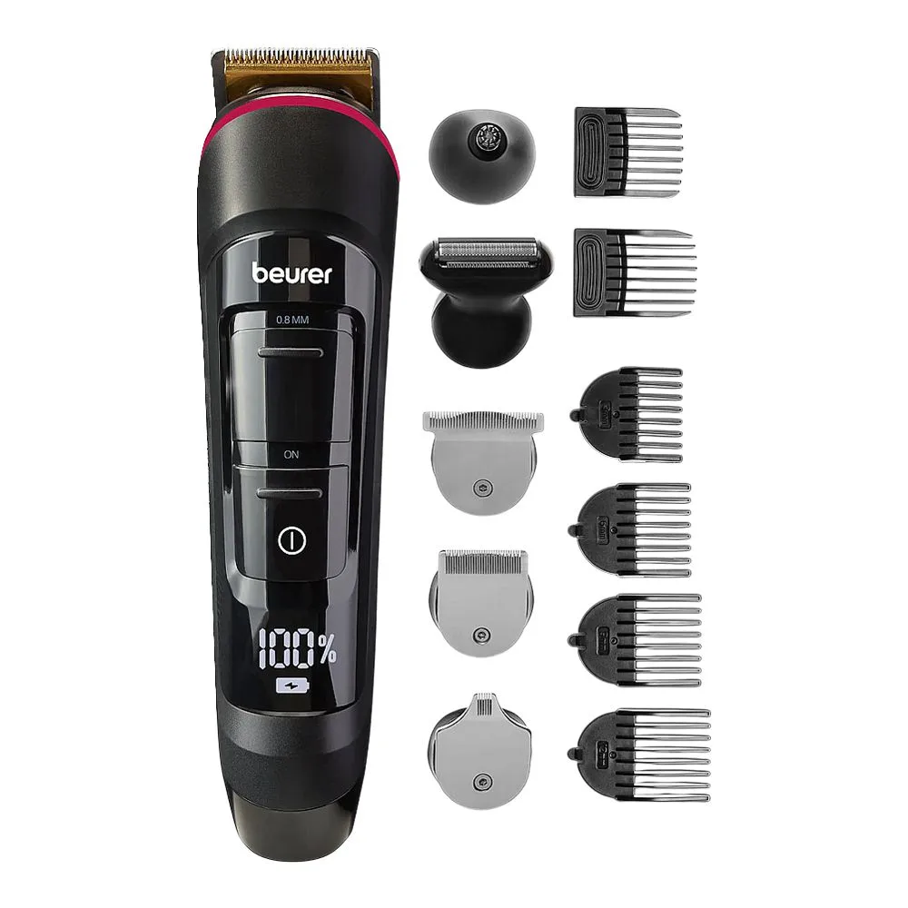 Beurer 11-In-1 Multigroom Styling Kit Trimmer For Hair, Beard & Body, 10057-M9X
