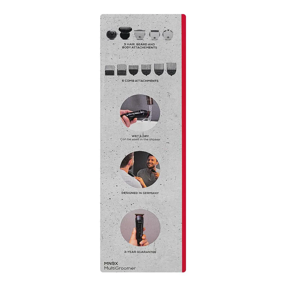 Comfortable casual beurer 11-in-1 multigroom styling kit trimmer for hair, beard & body, 10057-m9x