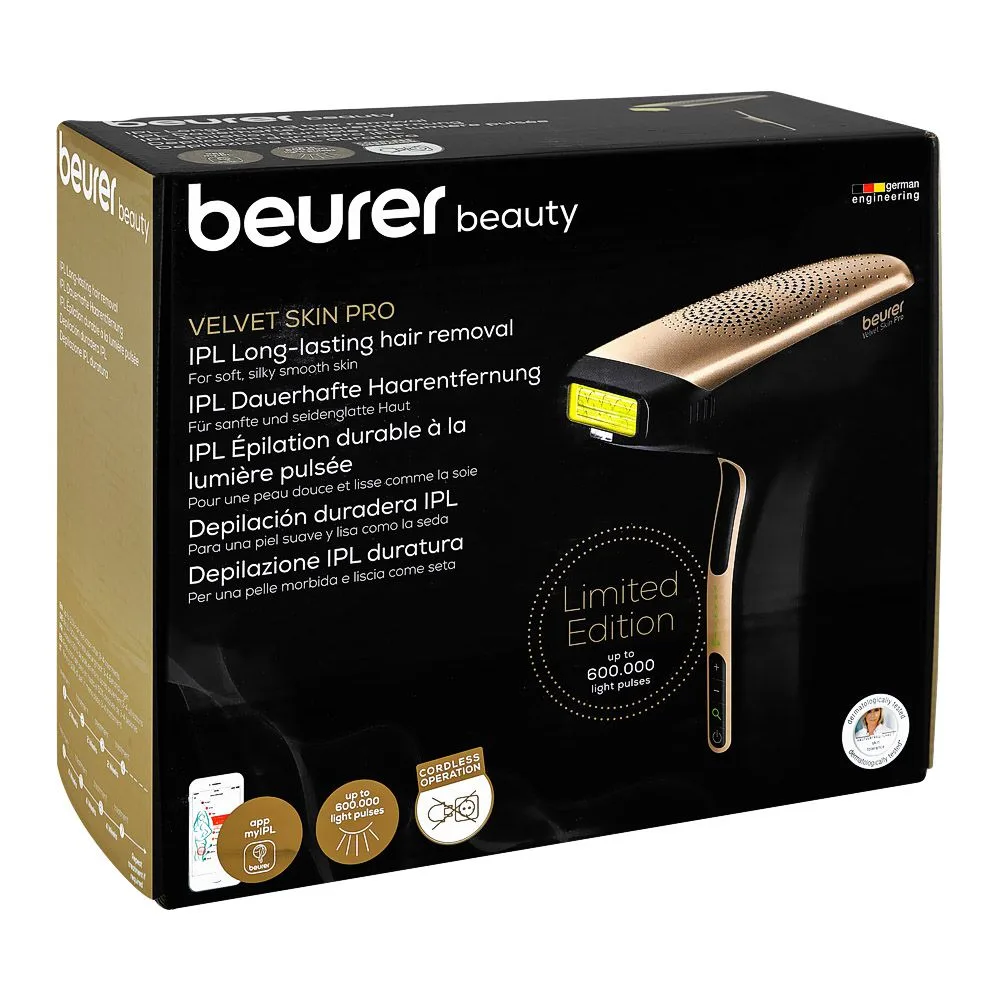Comfortable casual beurer beauty velvet skin pro long lasting ipl hair removal device, ipl-8800