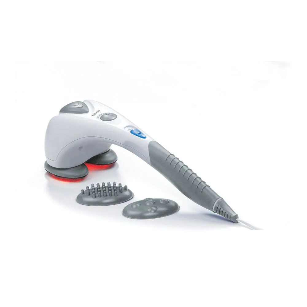 Side view of beurer infrared body massager, mg-80