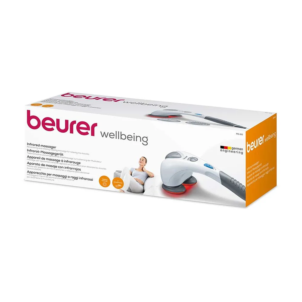 Comfortable casual beurer infrared body massager, mg-80