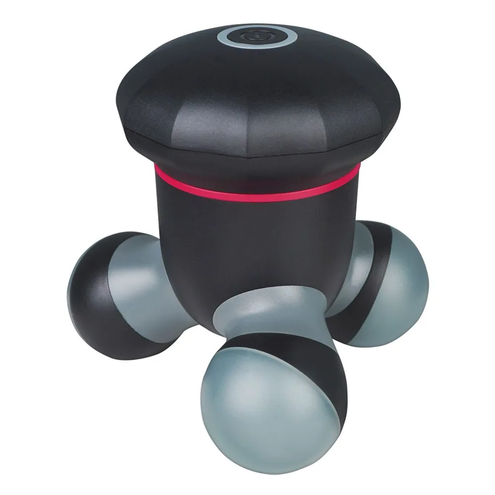 Comfortable casual beurer mg 18 mini electric handheld body massager with led light, ideal for back, neck, arms & legs, black