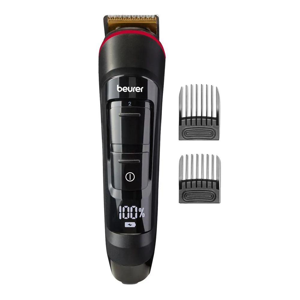 Beurer MN4X Beard Trimmer With lifelong sharpened Blades, 2-Combs Attached