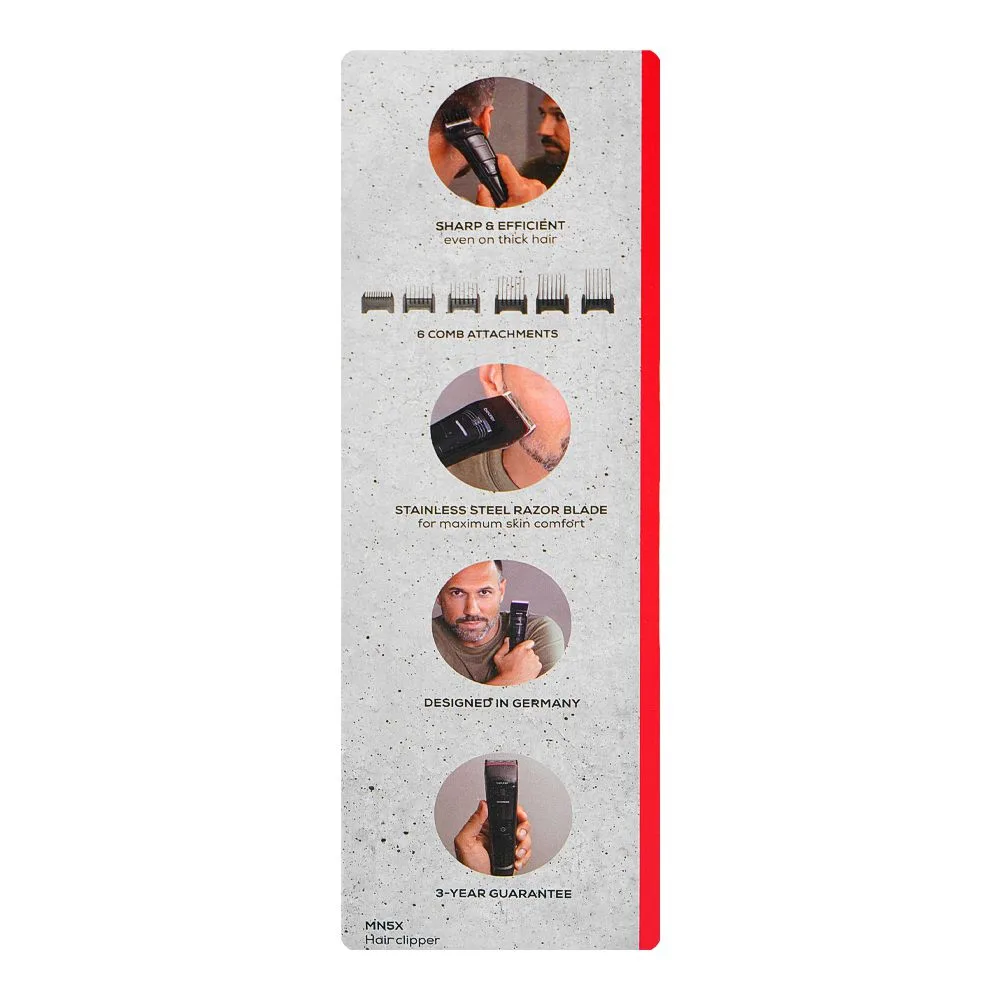 Comfortable casual beurer mn5x hair clipper with 6 comb attachments