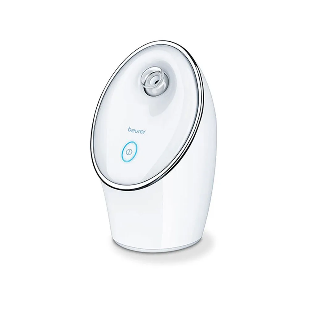 Side view of beurer pureo ionic hydration ionic facial steamer, facial sauna, fc-72