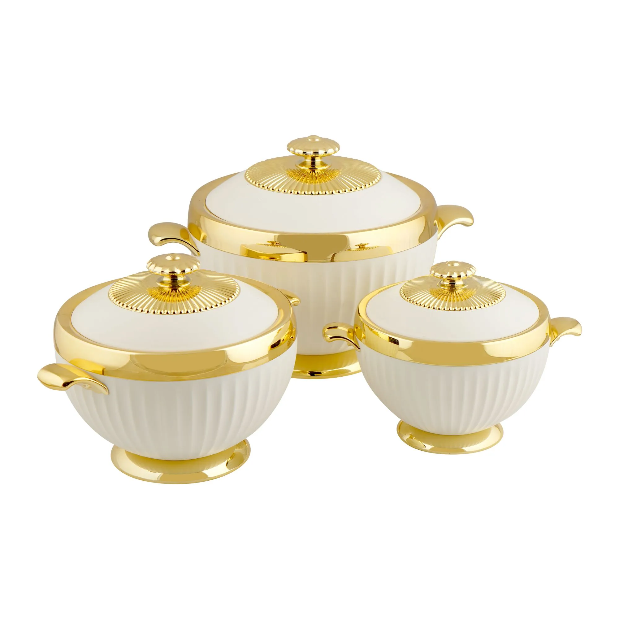 Comfortable casual bhoja haoyu hot pot set, 1200ml/1800ml/3200ml, jn213, 3-pack