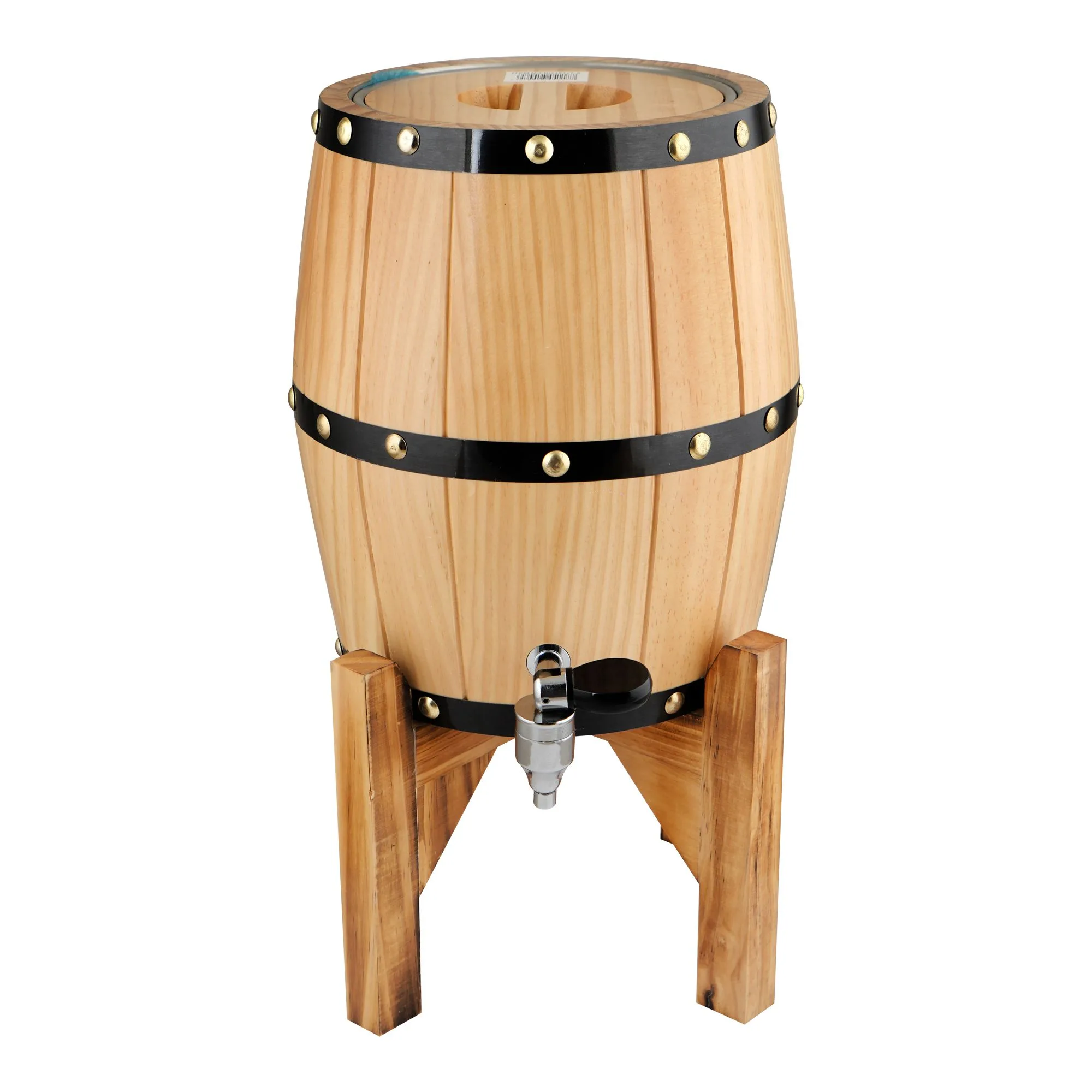 Bhoja Wooden Beer Barrel, 3 Liters, BG45117-5