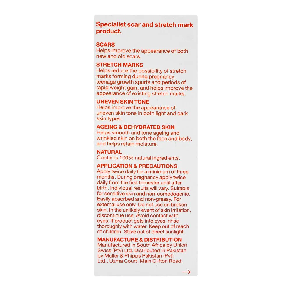 Side view of bio-oil skin care oil natural, 60ml