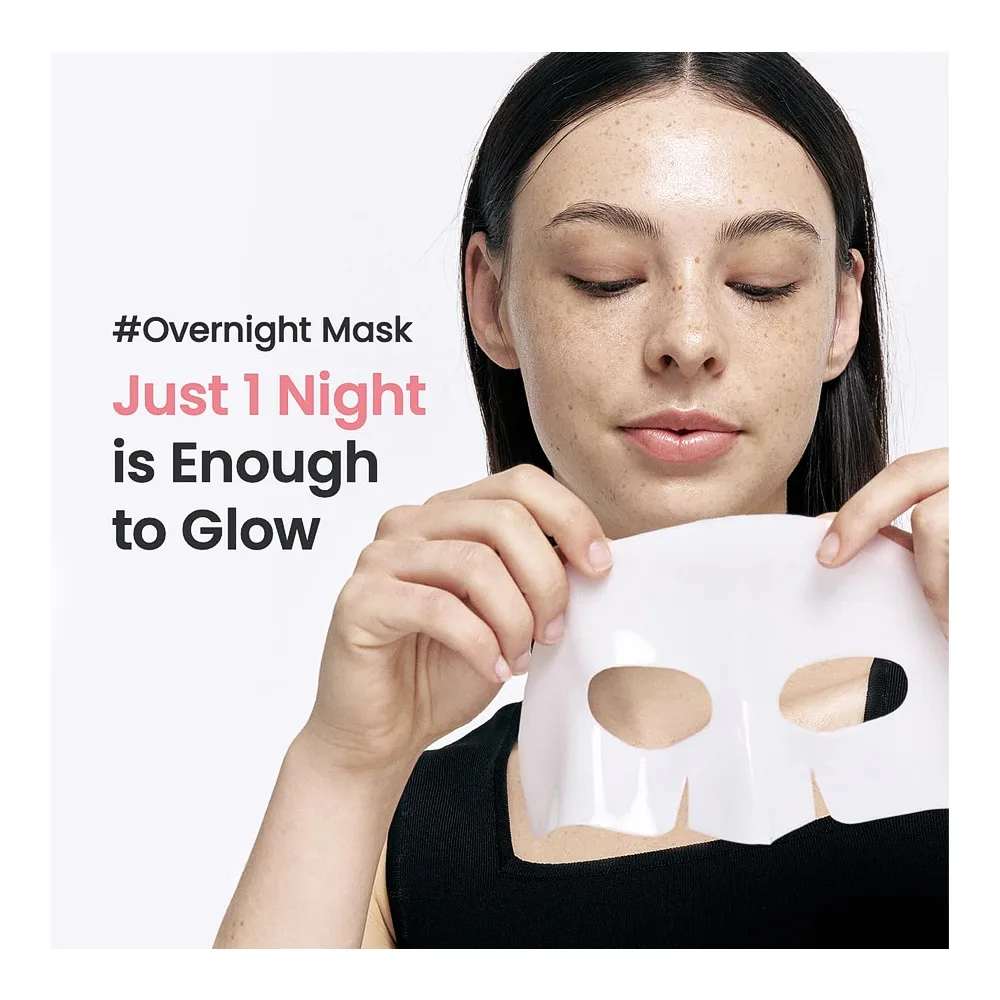 Side view of biodance bio collagen real deep facial sheet mask, hyaluronic acid, niacinamide, for all types of skin, 34g