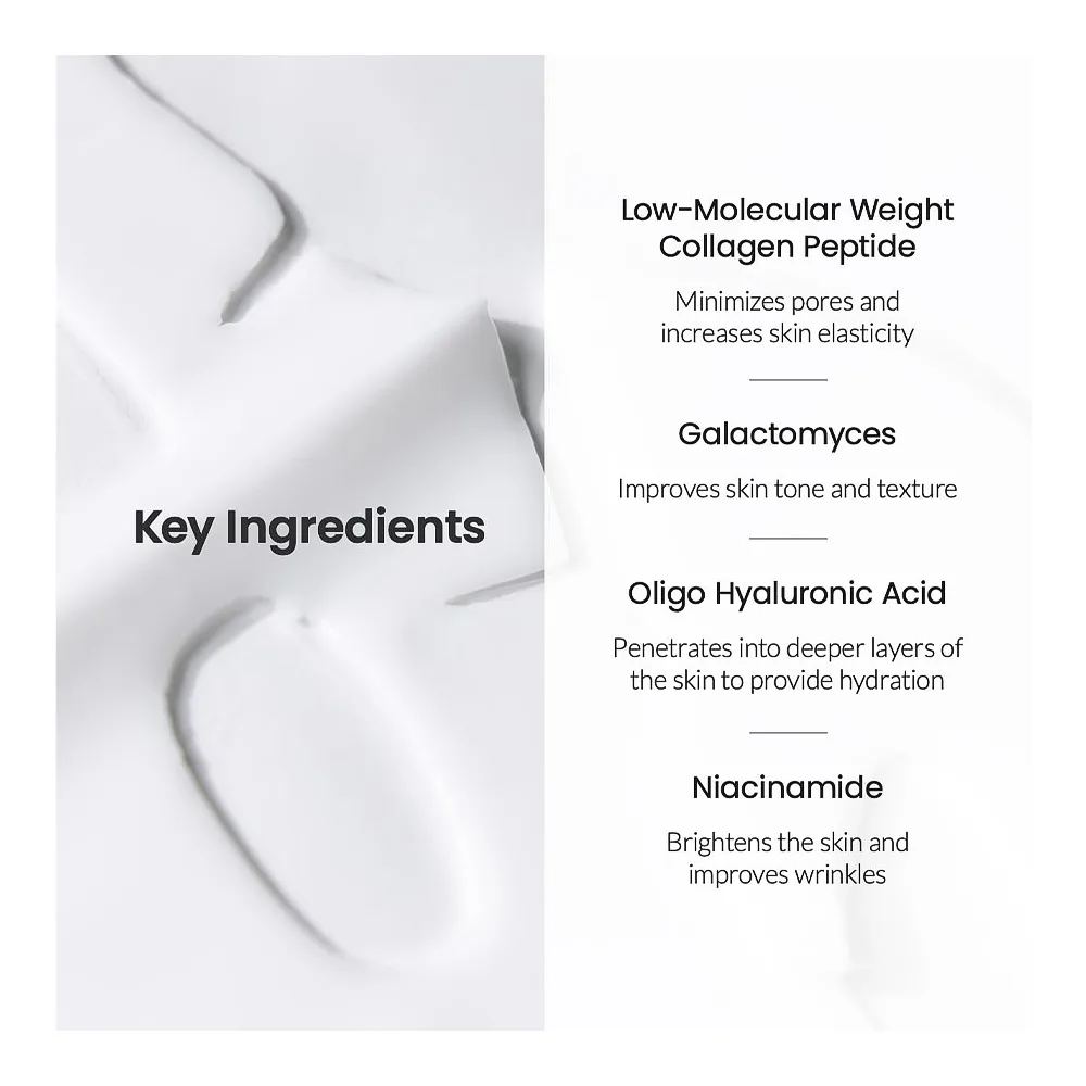 Close-up design of biodance bio collagen real deep facial sheet mask, hyaluronic acid, niacinamide, for all types of skin, 34g