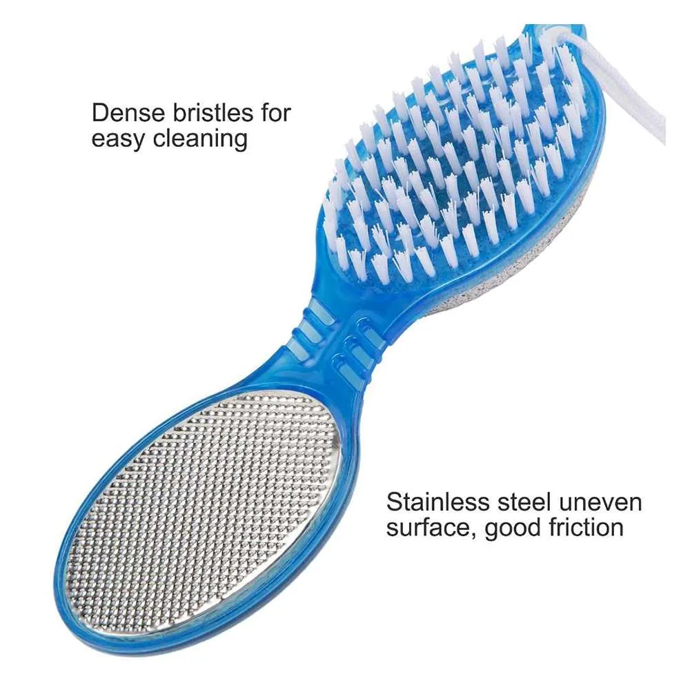 Front angle of biya 4 step pedicure paddle foot filer, 026, multi color