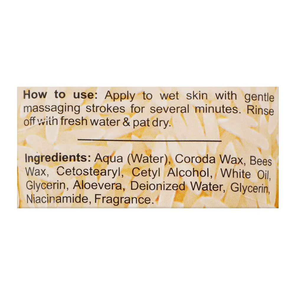 Comfortable casual bnb organic source brightening rice cleanser, paraben and sulfate free, dermatologist-tested, 120ml