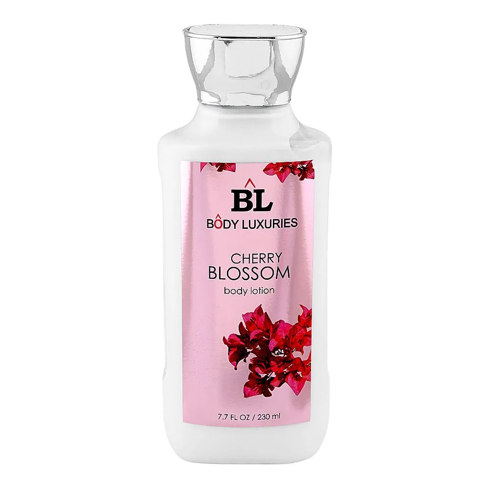 Body Luxuries Cherry Blossom Body Lotion, For Glowing & Silky Skin, 230ml