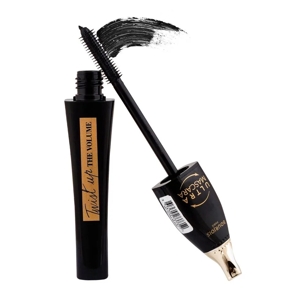 Side view of bourjois twist up twist-up mascara + twist-up balm booster, promo pack