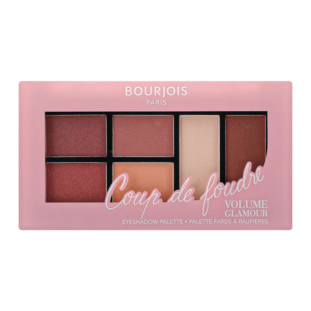 Bourjois Volume Glamour Eyeshadow Palette, 03 Cute Look shades and color detail