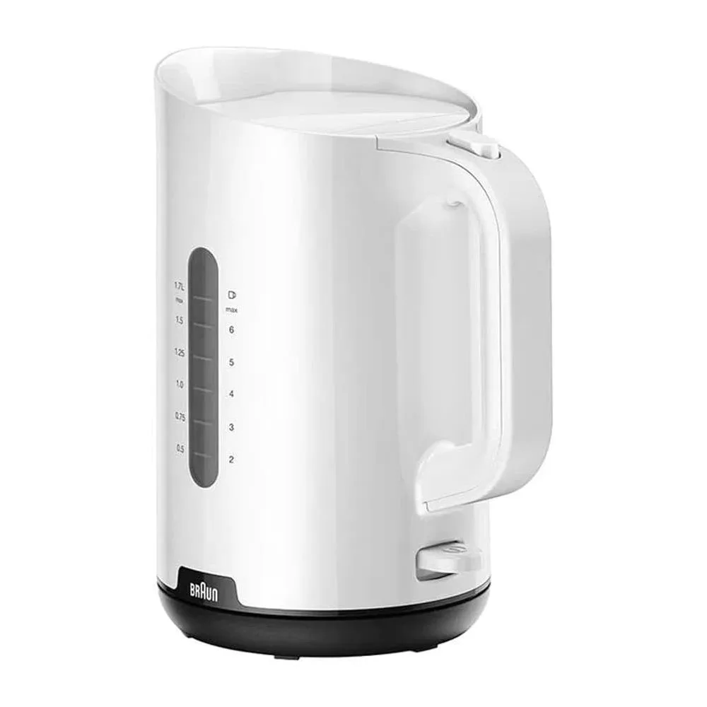 Braun Breakfast1 Kettle, 360 Rotating Base, Limescale Filter, 1.7L, BPA-Free, 2200W, WK-1100WH