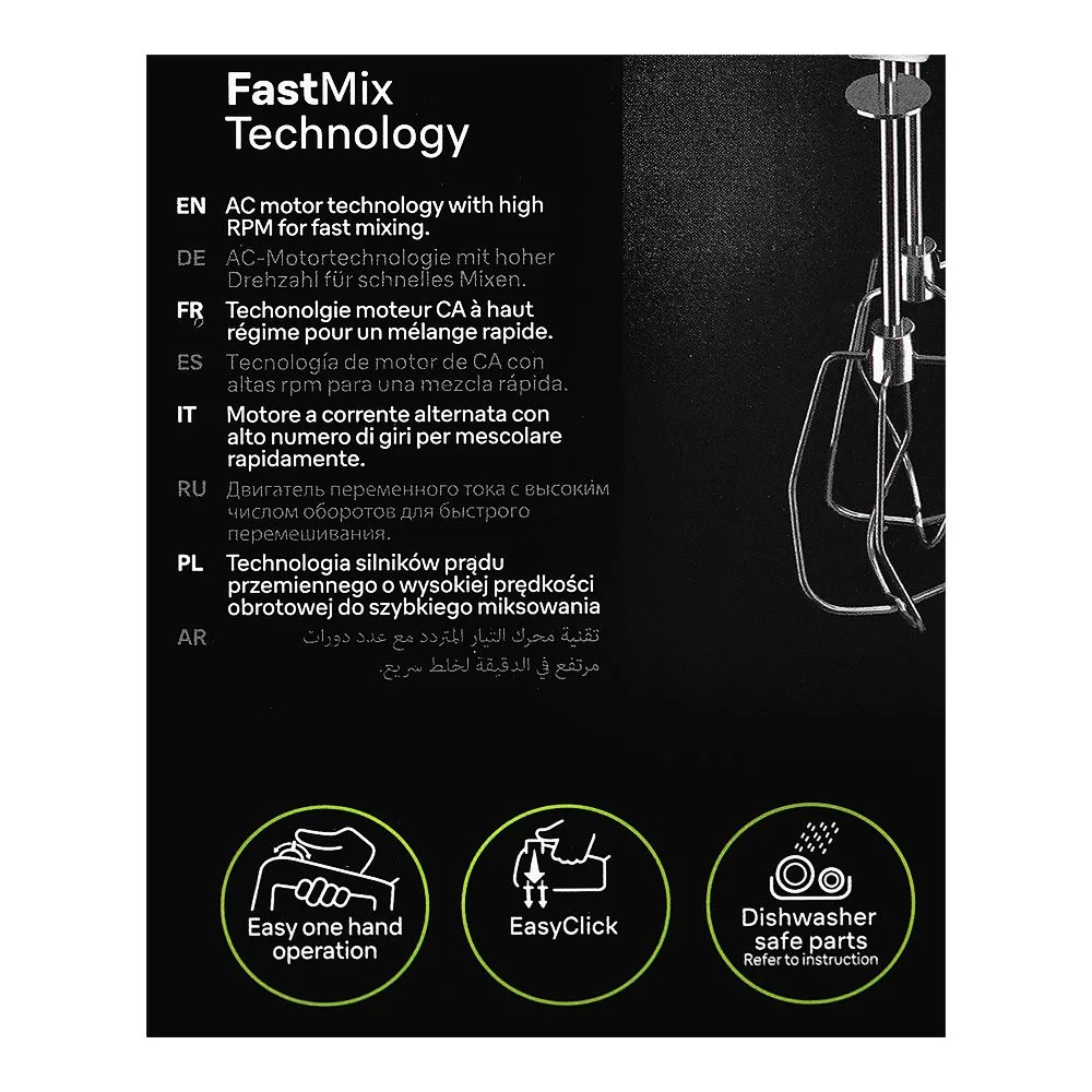 Premium everyday wear braun multimix-1 hand mixer, egg beater, 450w, white, hm-1100