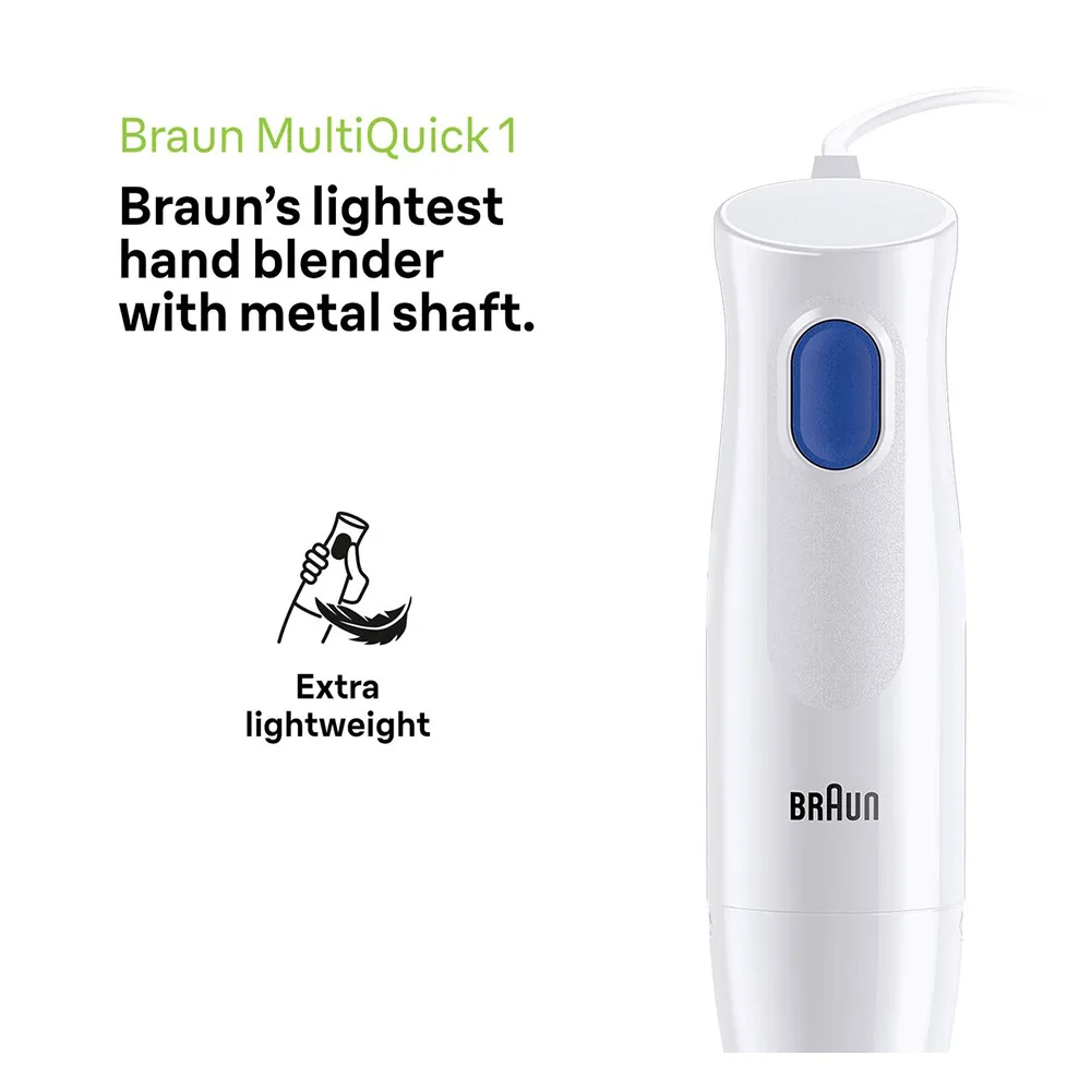 Comfortable casual braun multiquick-1 hand blender metal, 450w, mq10.001m