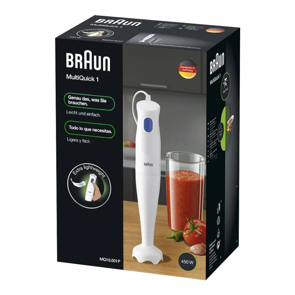 Comfortable casual braun multiquick-1-hand blender, mq-10.001p