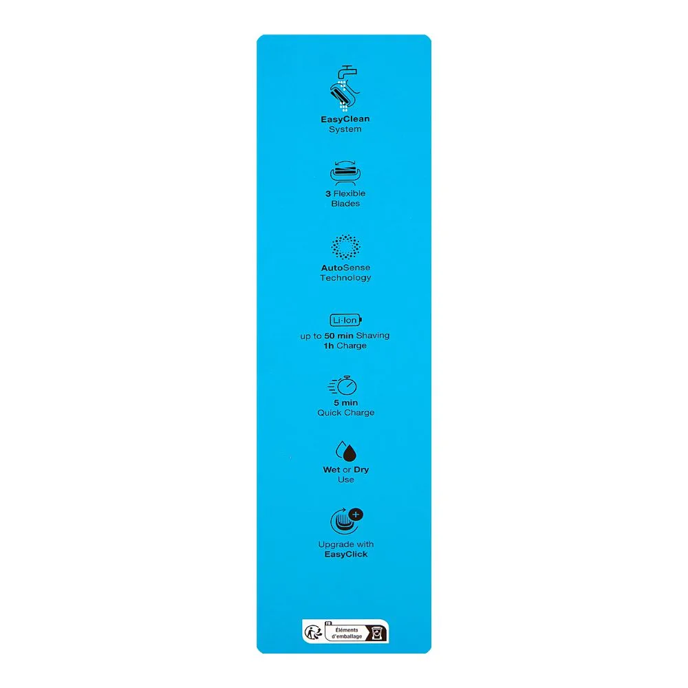 Premium everyday wear braun series 5 wet & dry men shaver, black & blue, 51-m1000s