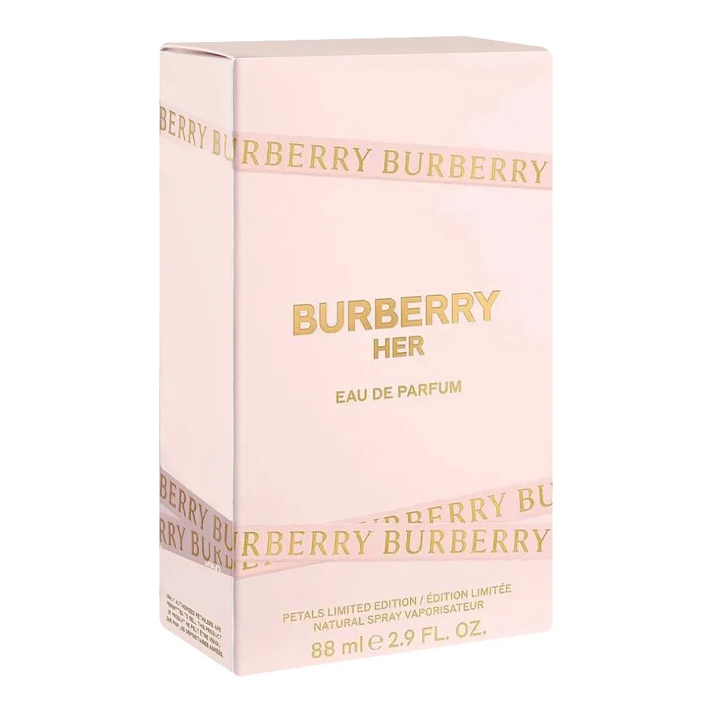 Premium everyday wear burberry her petals limited edition spray, eau de parfum, for women, 88ml