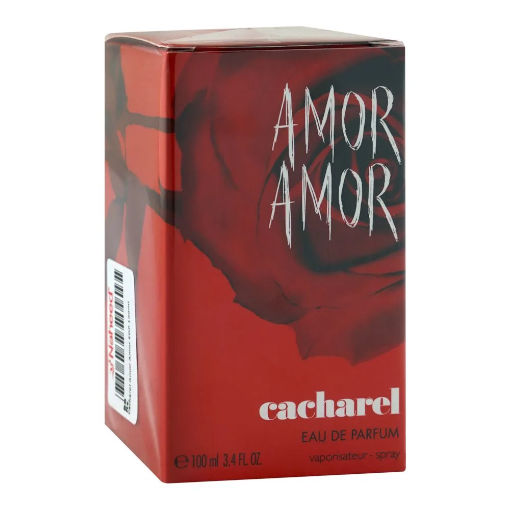 Side view of cacharel amor amor, eau de parfum, for women, 100ml