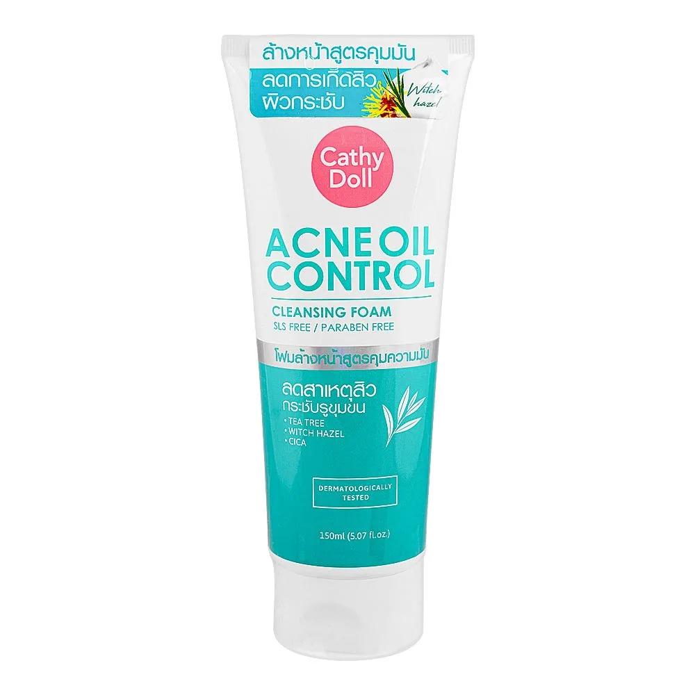 Cathy Doll Acne Oil Control Cleansing Foam, SLS & Paraben Free, 150ml