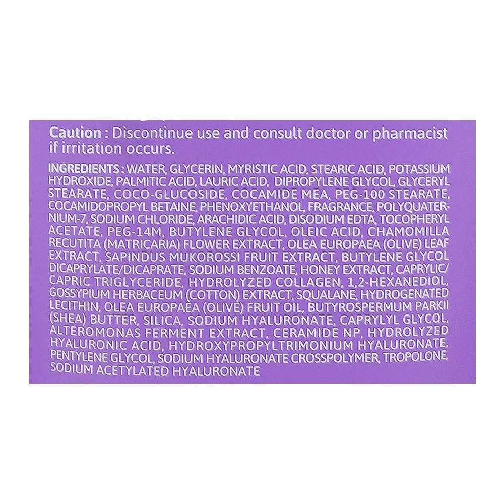 Comfortable casual cathy doll hya cushion facial cleanser, smooth & hydrated skin with skin firming formula, 120ml