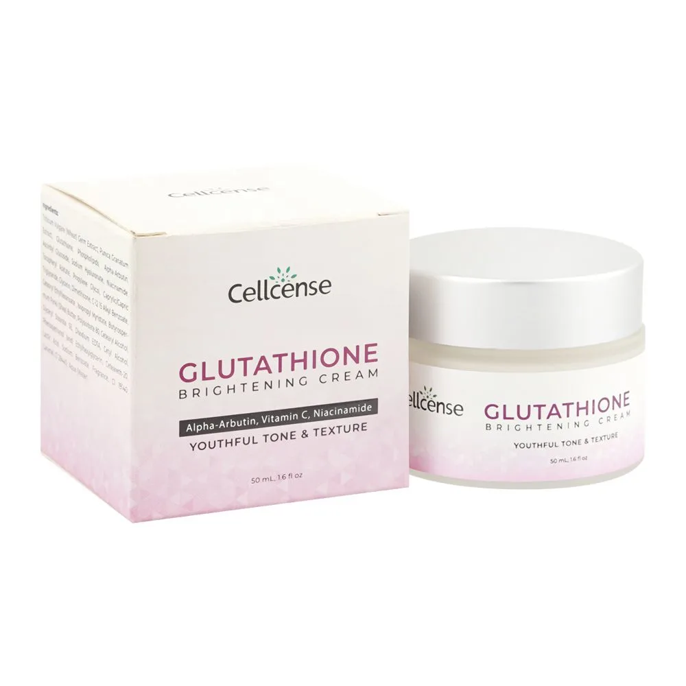Cellcense Glutathione Brightening Cream, Vitamin C, Niacinamide, For All Types Of Skin, 50ml