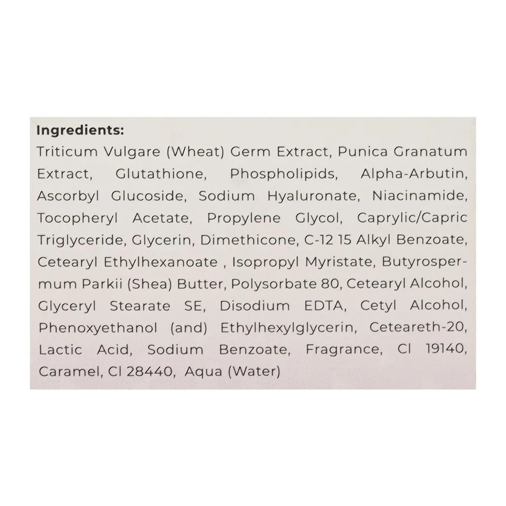 Close-up design of cellcense glutathione brightening cream, vitamin c, niacinamide, for all types of skin, 50ml