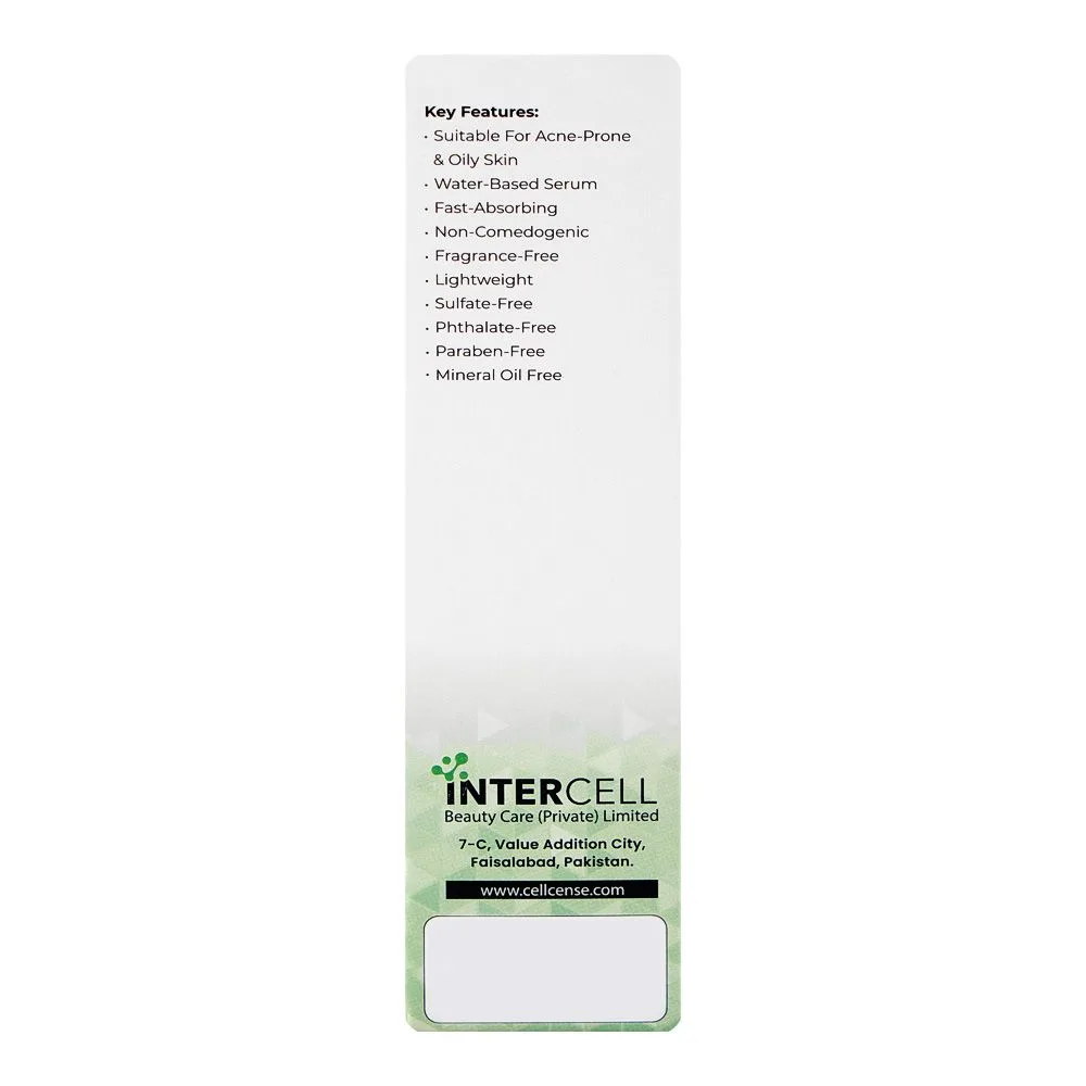 Comfortable casual cellcense salicylic acid serum, niacinamide, salicylic acid, for acne-prone skin, 30ml