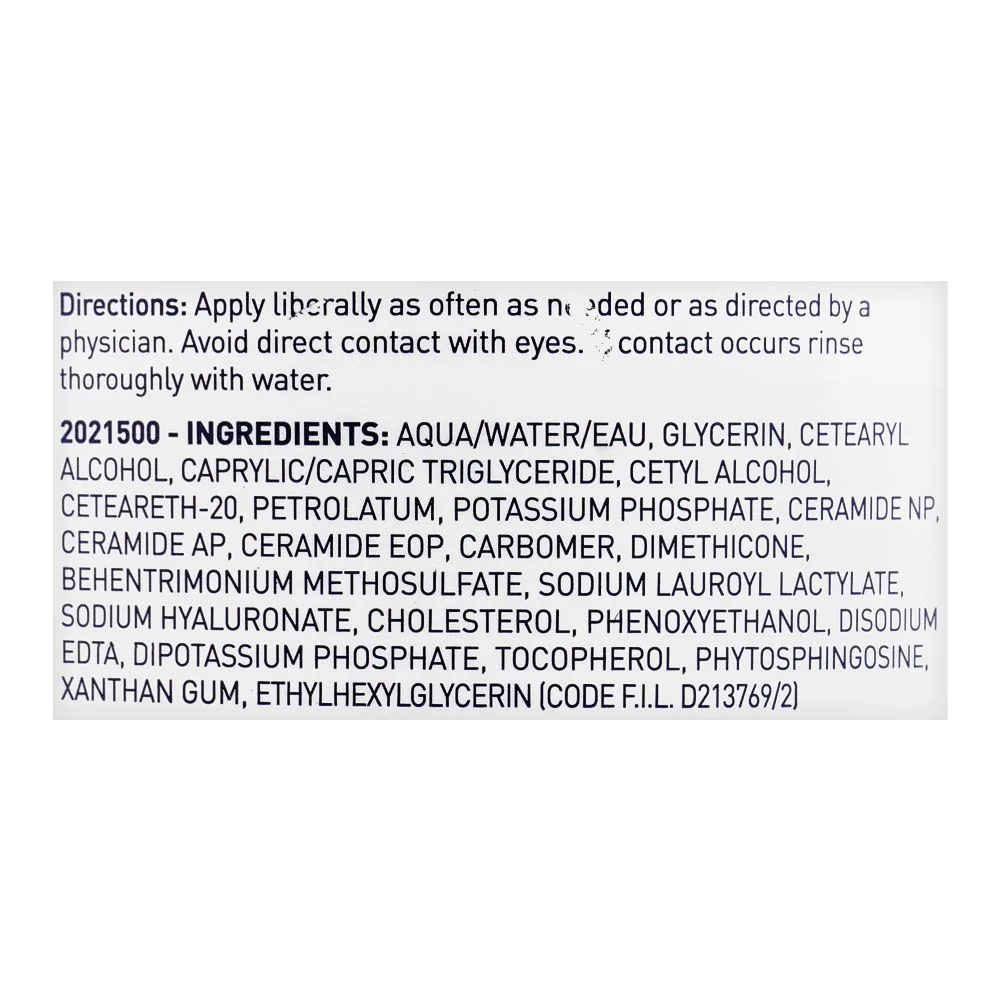 Comfortable casual cerave moisturising cream, normal to dry skin, 340g