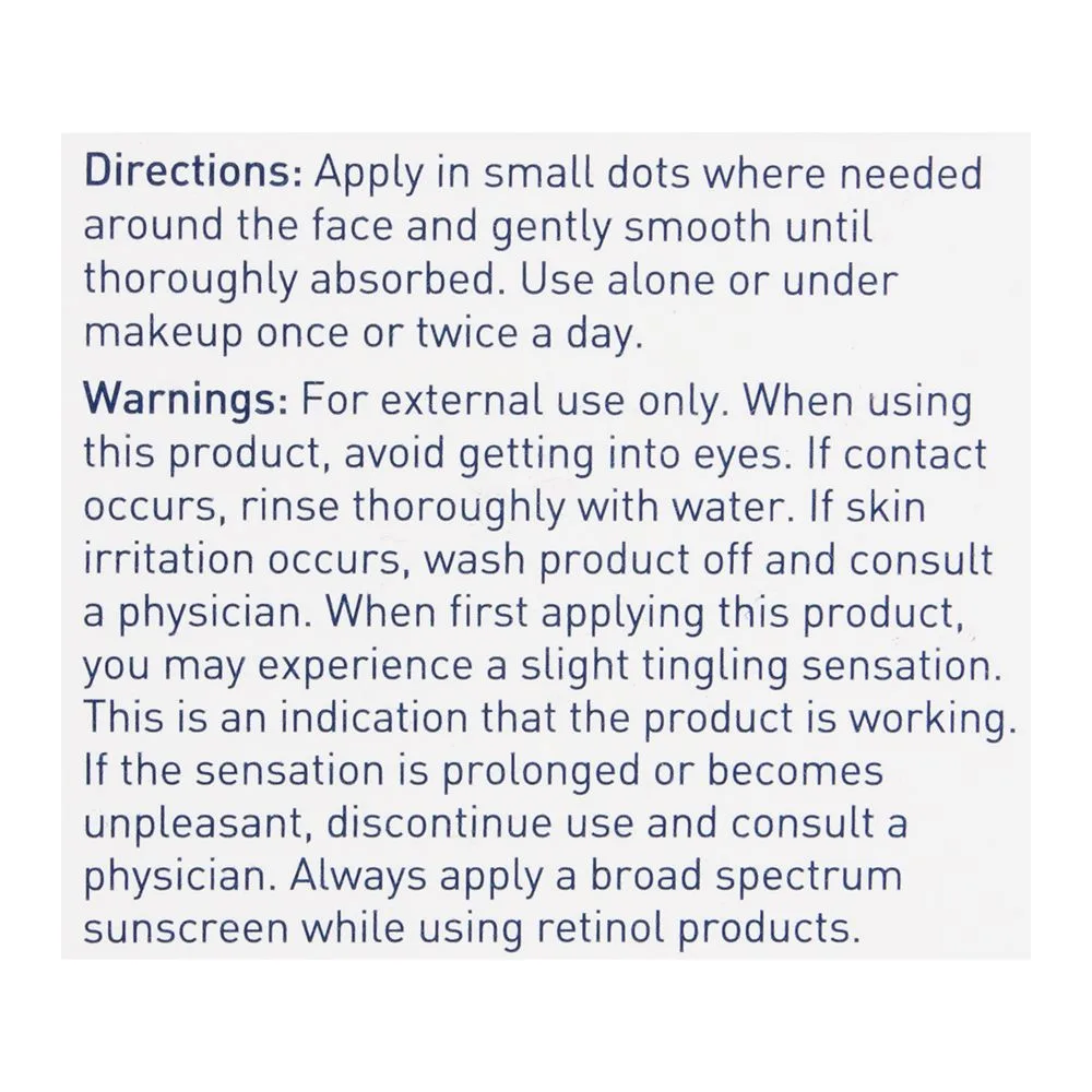 Front angle of cerave skin renewing retinol serum, 30ml