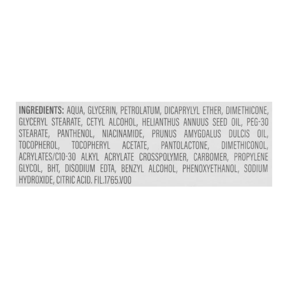 Close-up design of cetaphil rich night cream with niacinamide, for dry to very dry, sensitive skin, 50g