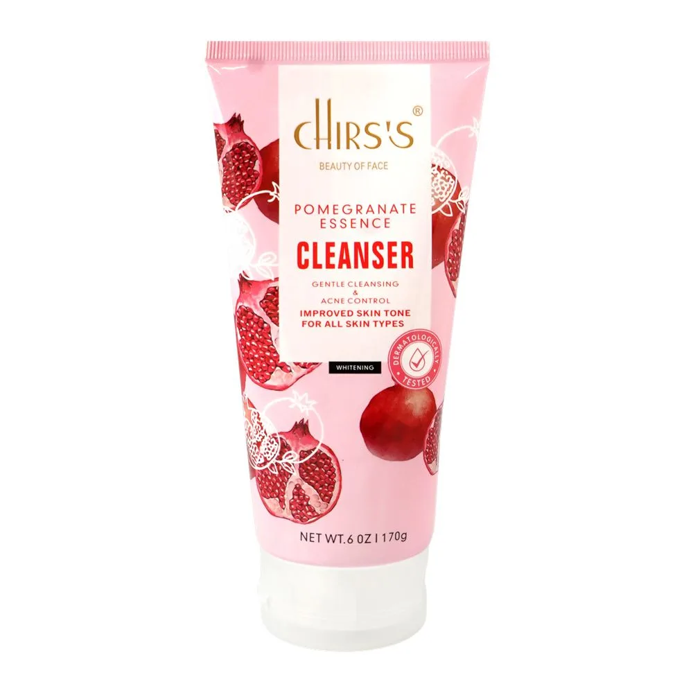 Chirs's Beauty Of Face Pomegranate Essence Gentle Cleansing & Acne Control Cleanser, Paraben & Sulfate Free, For All Types Of Skin, 170g