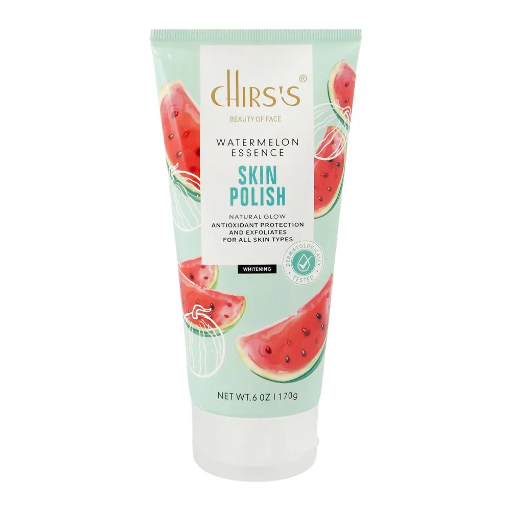Chirs's Beauty Of Face Watermelon Essence Natural Glow Skin Polish, For All Types Of Skin, 170g