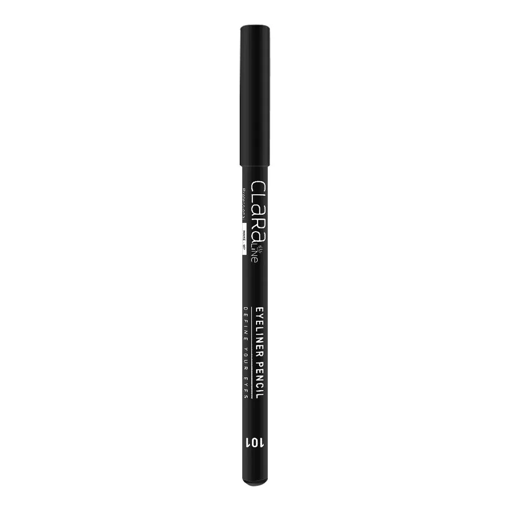 Side view of claraline profional define your eyes eyeliner pencil, 101