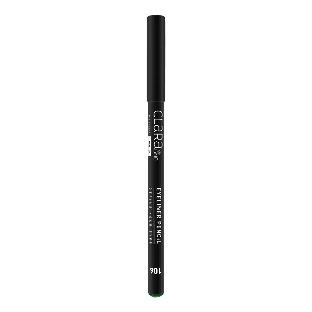 Side view of claraline profional define your eyes eyeliner pencil, 106