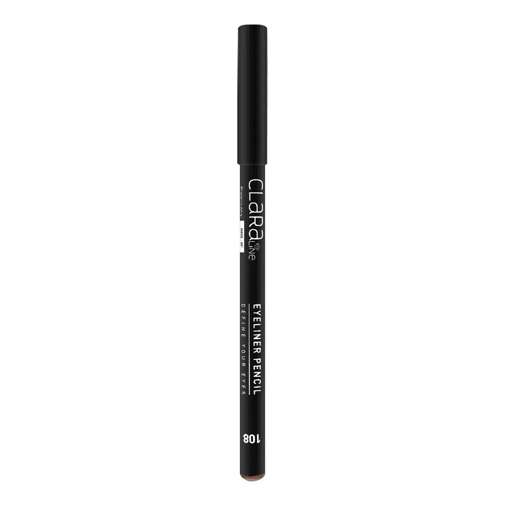 Side view of claraline profional define your eyes eyeliner pencil, 108