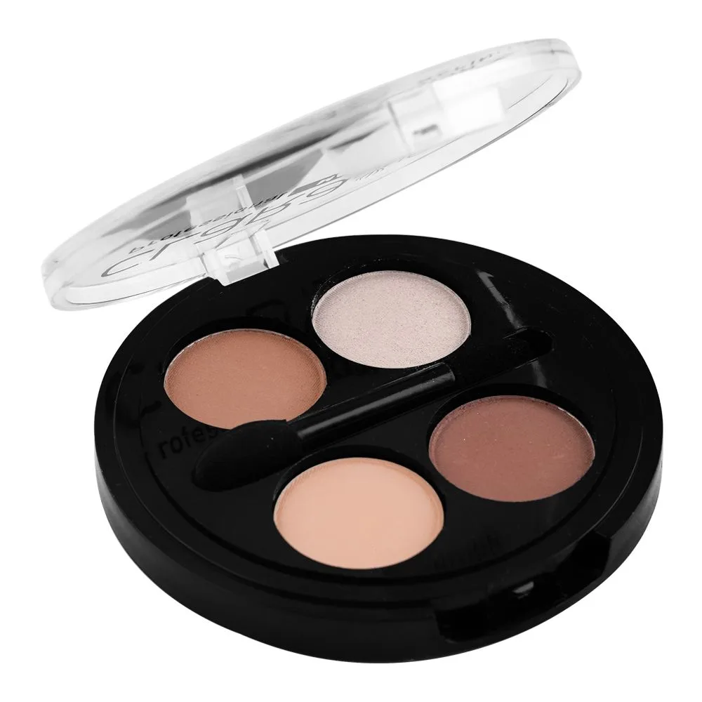 Claraline Profional High Definition Quadro Eyeshadow, Paraben Free, 284, 0.8g x 4-Pack